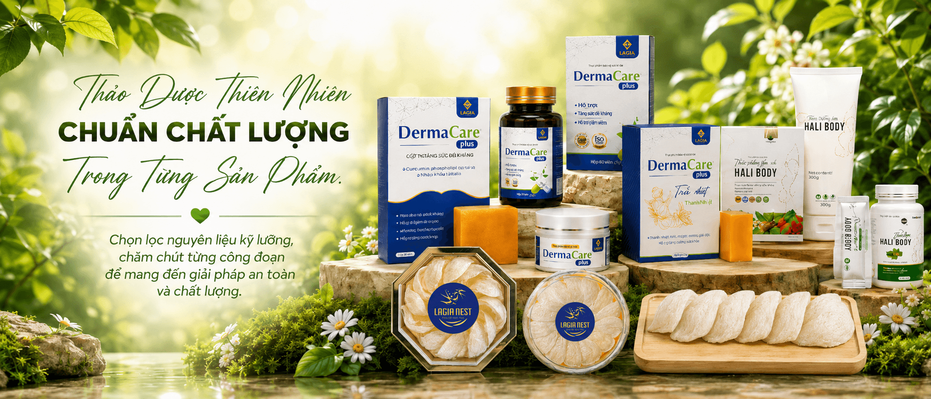 Thảo dược thiên nhiên chuẩn chất lượng trong từng sản phẩm - LAGIA