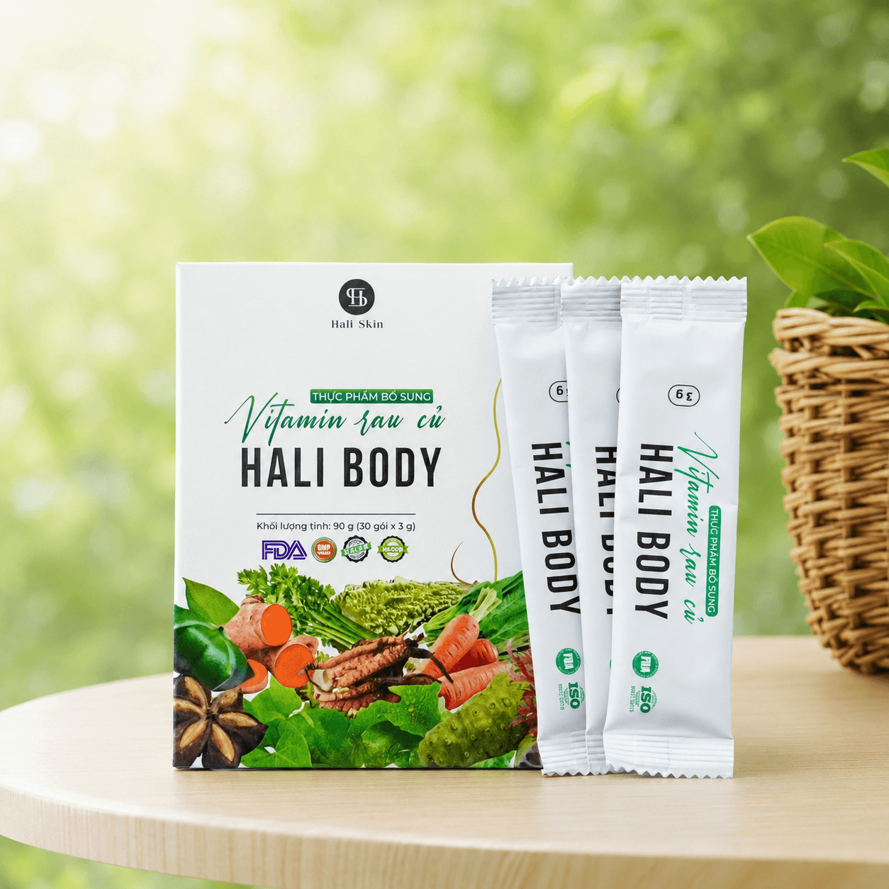 Bột Vitamin Rau Củ Hali Body
