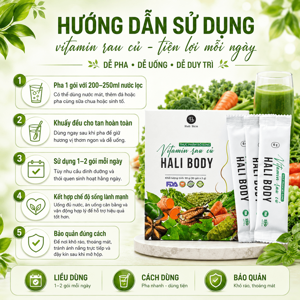 Bột Vitamin Rau Củ Hali Body thumbnail 5