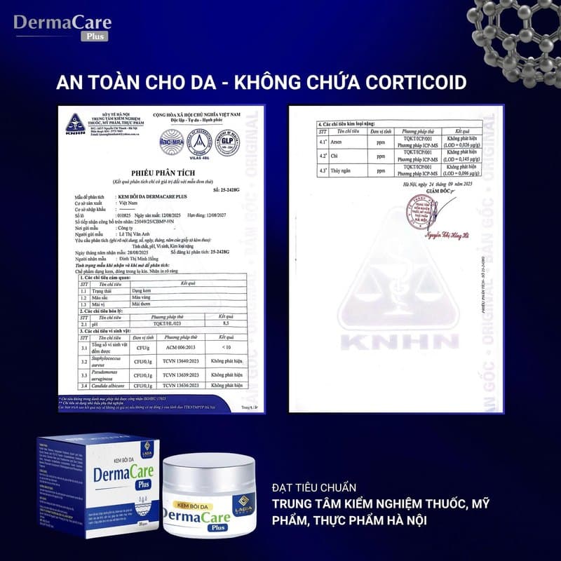 Kem Bôi Da DermaCare Plus — Nắp Bạc thumbnail 4