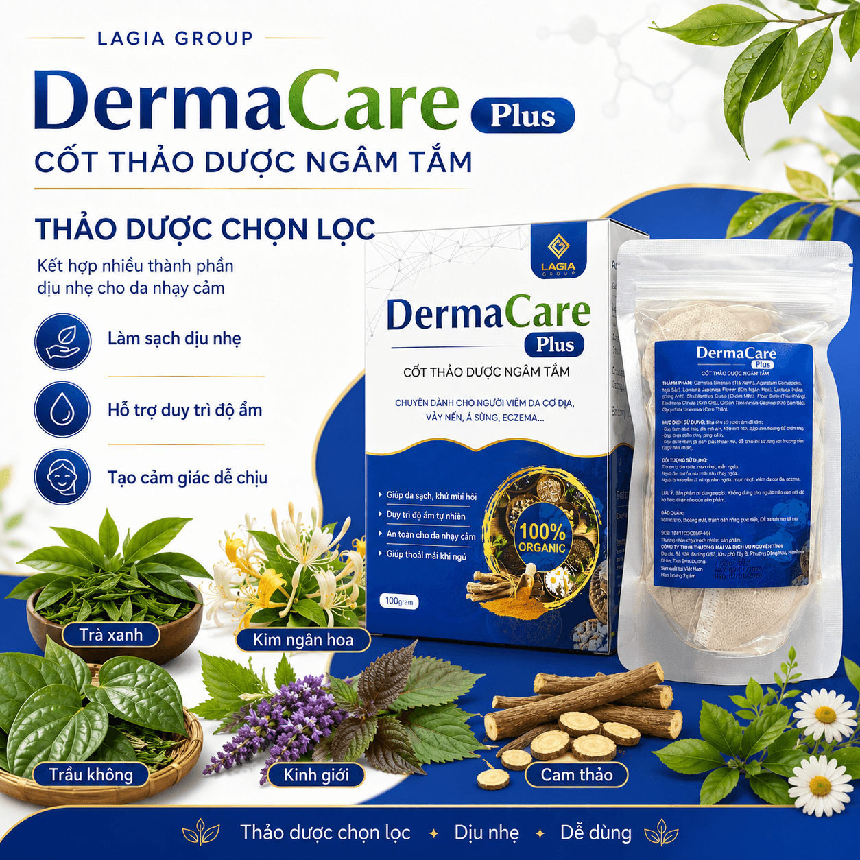 Cốt Ngâm Tắm Thảo Dược DermaCare Plus thumbnail 2