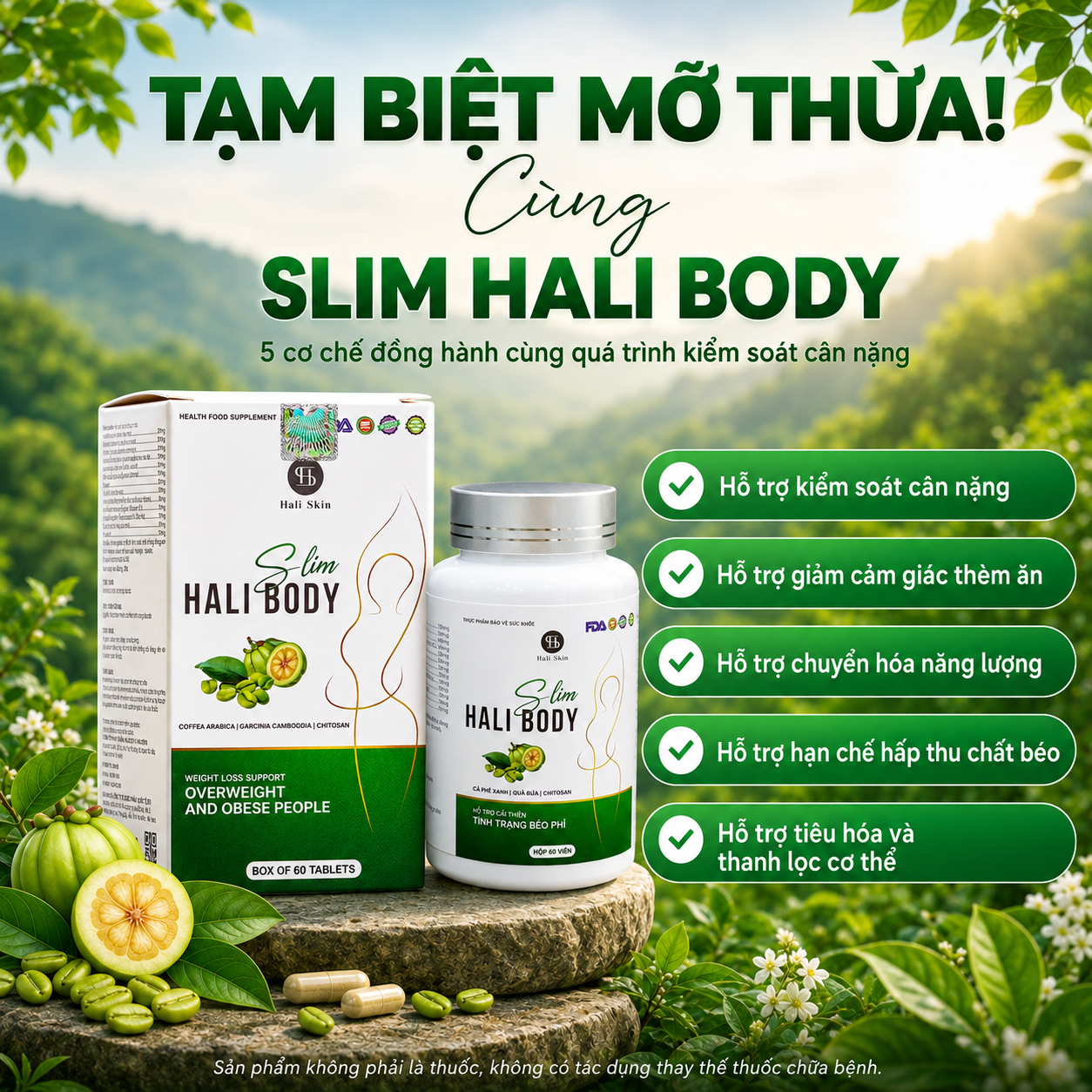 Viên Uống Slim Hali Body - hình 2