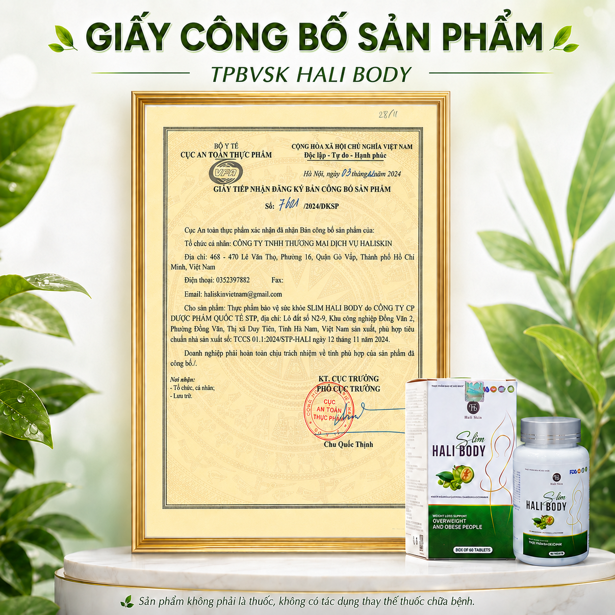 Viên Uống Slim Hali Body - hình 7