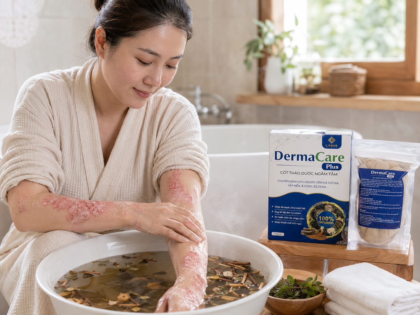 Cốt Ngâm Tắm Thảo Dược DermaCare Plus - hình 3